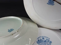 3 antieke (1900 en 1938)porseleinen borden - afbeelding 5 van  5