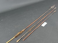 3 authentieke boor pijlen - afbeelding 1 van  5