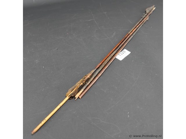 3 authentieke boor pijlen - afbeelding 5 van  5