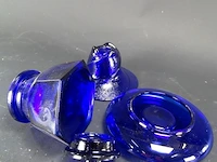 3 blauwglazen voorwerpen - afbeelding 5 van  5