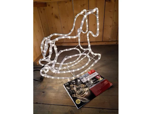 3-d lichtslang figuur paard - afbeelding 1 van  1