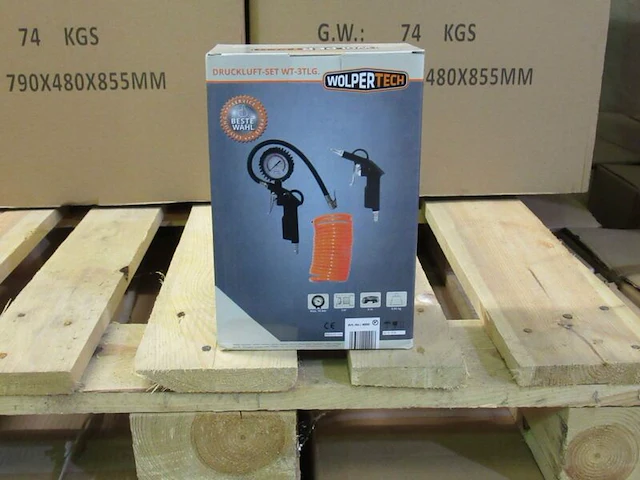 3-delig pneumatische set wolpertech - afbeelding 2 van  2