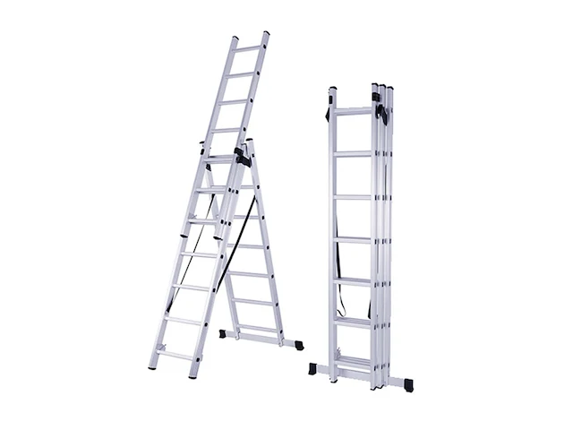 3-delig uitschuifladder jr-ladders - afbeelding 1 van  3
