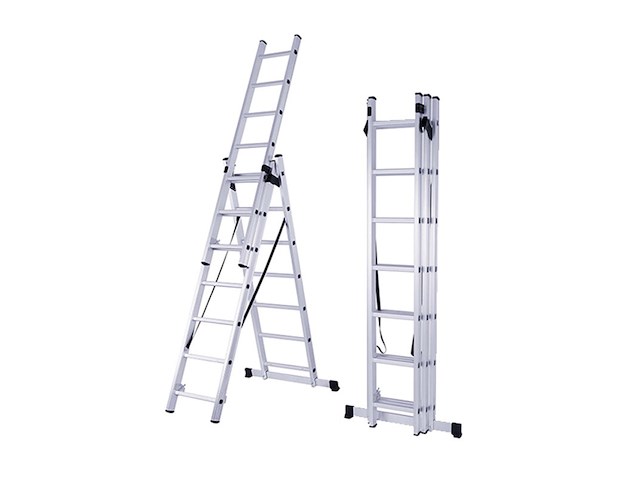 3-delig uitschuifladder jr-ladders - afbeelding 2 van  3