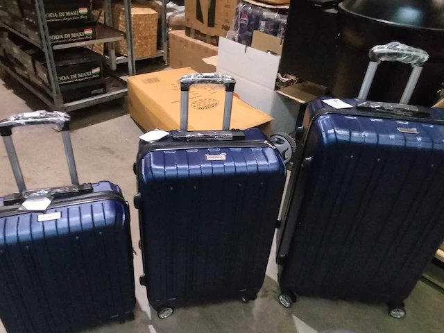 3 delige harde reiskofferset met wieltjes - afbeelding 4 van  5