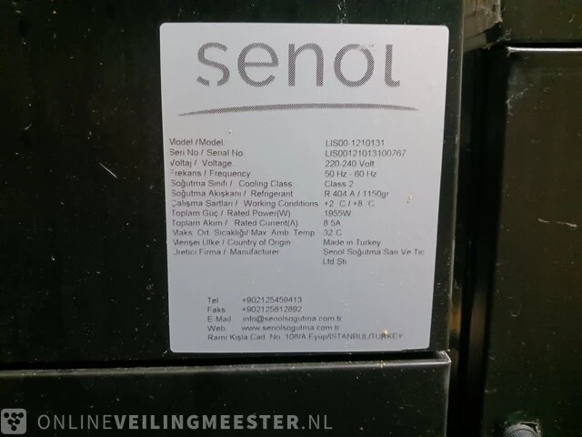 3-delige koelvitrine opstelling senol - afbeelding 7 van  24