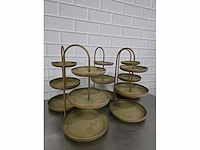 3-delige koperen etagère (5x) - afbeelding 3 van  3