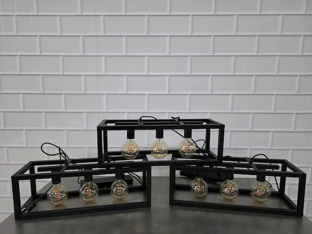 3-delige led designlamp (3x) - afbeelding 1 van  4