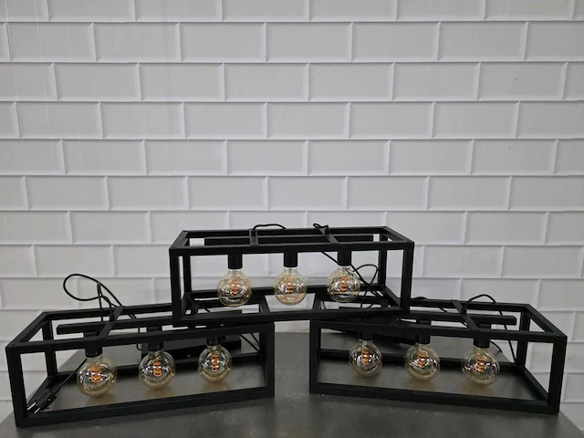 3-delige led designlamp (3x) - afbeelding 2 van  4