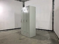 3-delige lockerkast met sleutels (2x) - afbeelding 1 van  7