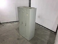 3-delige lockerkast met sleutels (2x) - afbeelding 4 van  7