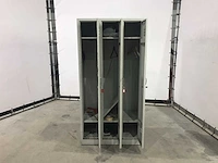 3-delige lockerkast met sleutels (2x) - afbeelding 7 van  7