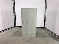 3-delige lockerkast met sleutels (2x) - afbeelding 4 van  8
