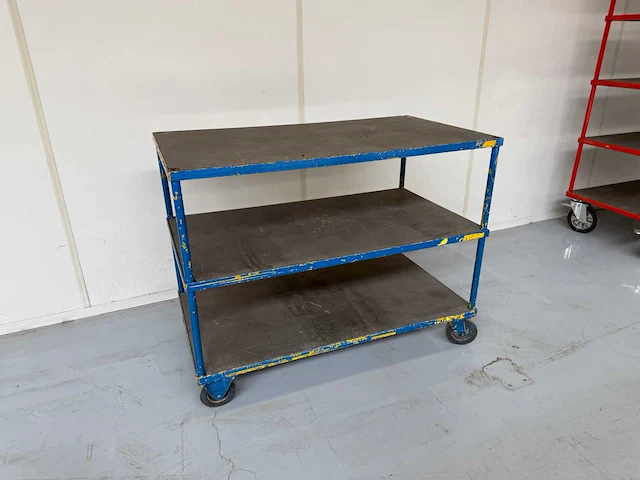 3-delige magazijnwagen - afbeelding 1 van  2