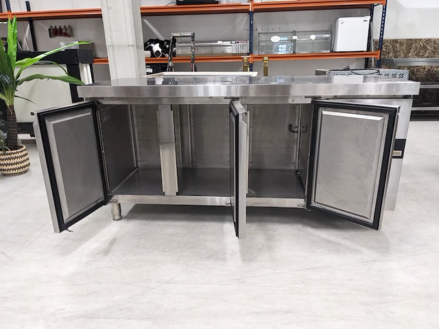 3-deurs koel werkbank, ggmgastro, gts187nd - afbeelding 4 van  9