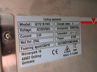3-deurs koel werkbank, ggmgastro, gts187nd - afbeelding 8 van  9