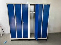 3 deurs lockerkast (2x) - afbeelding 2 van  3