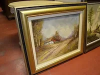 3 diverse schilderijen landschappen - afbeelding 4 van  14