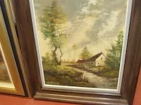 3 diverse schilderijen landschappen - afbeelding 9 van  14