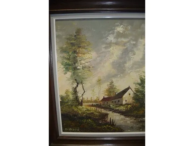 3 diverse schilderijen landschappen - afbeelding 10 van  14