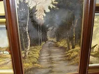 3 diverse schilderijen landschappen - afbeelding 13 van  14