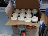3 doos 12 stuks siliconenkit 4tecx , zwart - afbeelding 1 van  2