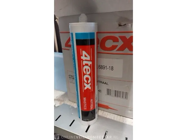 3 doos 12 stuks siliconenkit 4tecx , zwart - afbeelding 2 van  2