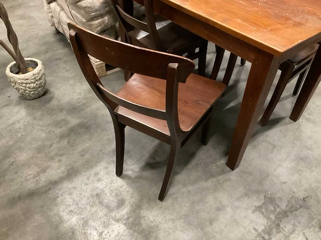 3 eetkamertafels met 10 stoelen - afbeelding 3 van  4