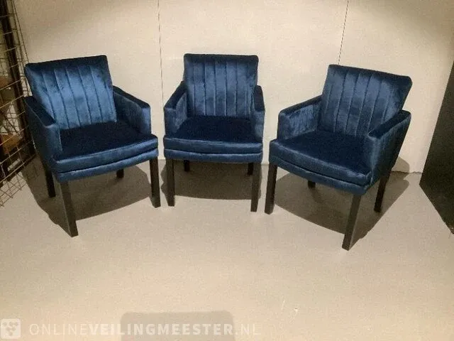 3 fauteuils di-mondi, blaauw - afbeelding 1 van  3