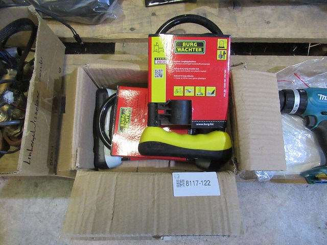 3 fiets/scooter/motor beugelslot. burg wachter, hb 170/180 - afbeelding 1 van  1