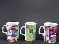 3 gedecoreerde mokken - afbeelding 3 van  5