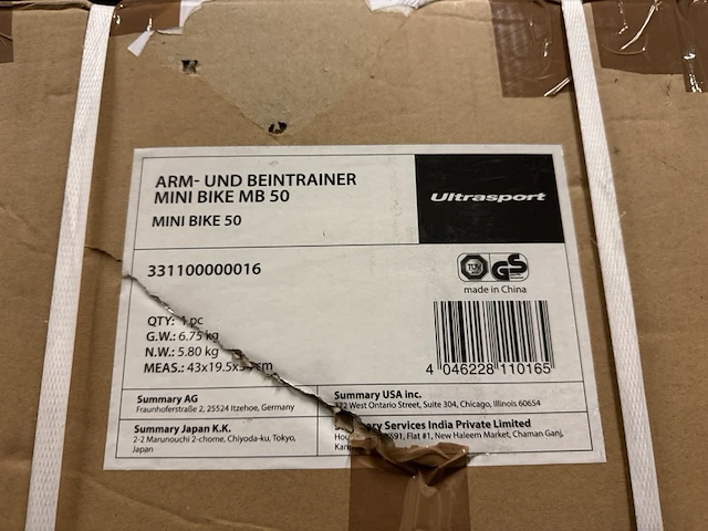 3-in-1 arm en been trainer/hometrainer ultrasport - afbeelding 3 van  3