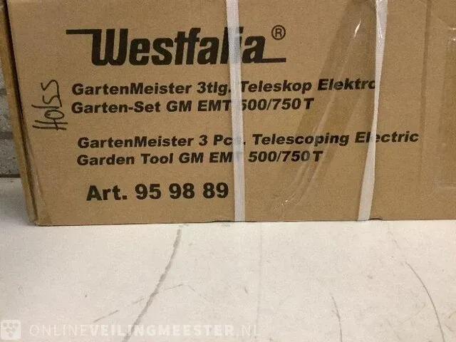 3 in 1 electr. tuinsnoeiset incl. tel. steel gartenmeister, emt-500/750 t, groen/zilver - afbeelding 3 van  3