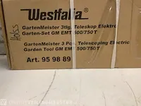 3 in 1 electr. tuinsnoeiset incl. tel. steel gartenmeister, emt-500/750 t, groen/zilver - afbeelding 3 van  3