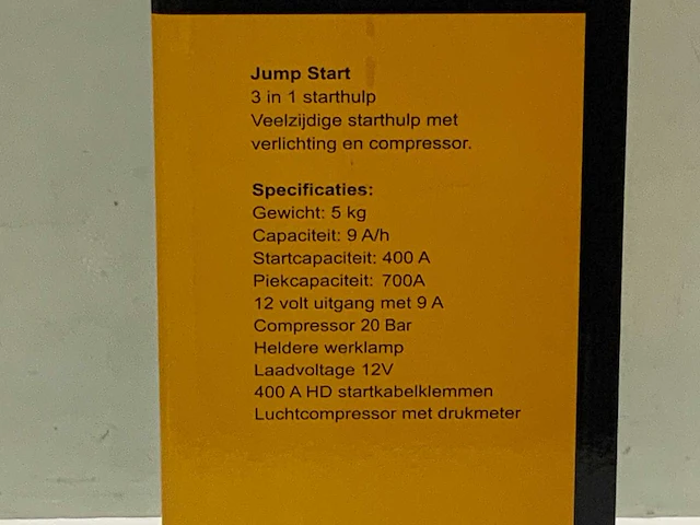 3-in-1 jumpstarter 1x - afbeelding 9 van  9