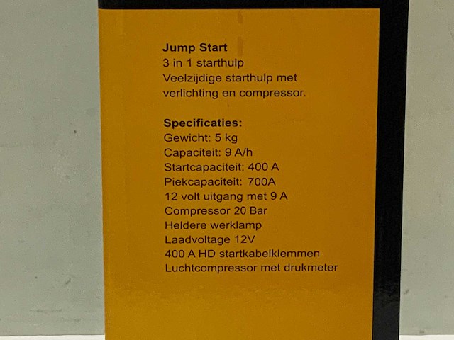 3-in-1 jumpstarter 1x - afbeelding 9 van  9