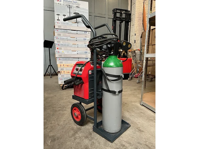 3-in-1 lasapparaat – compleet met kar & gasfles fronius transsteel 2200 - afbeelding 1 van  10