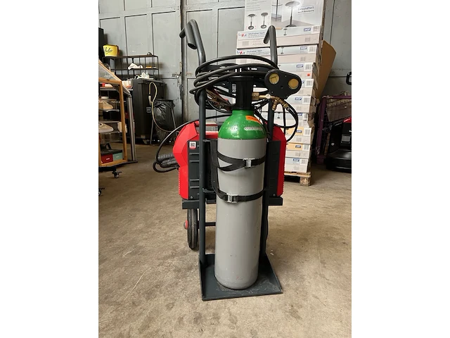 3-in-1 lasapparaat – compleet met kar & gasfles fronius transsteel 2200 - afbeelding 3 van  10
