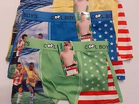 3 jongens boxers voetbal 4-6 jaar mix kleuren - afbeelding 5 van  5