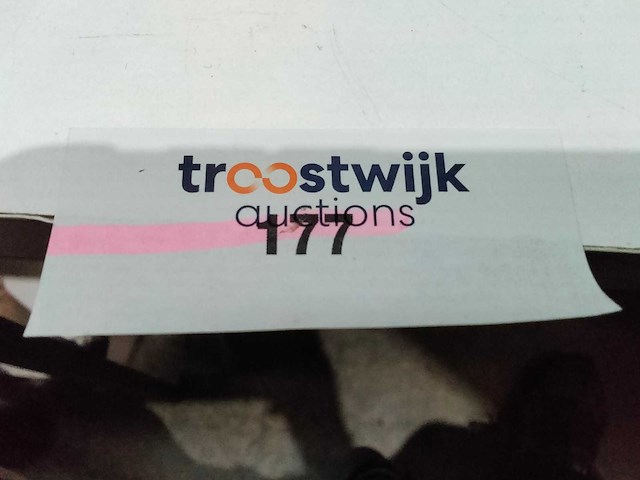 3-luik op canvas met klok. (3x) - afbeelding 4 van  4