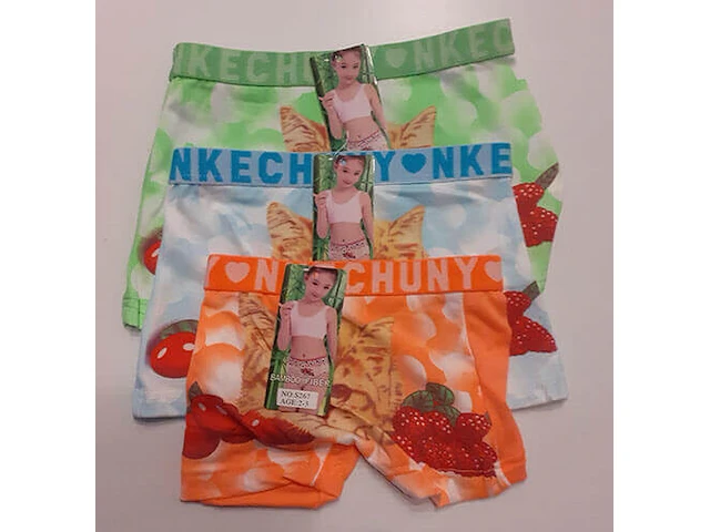3 meisjes boxers -poes- maat 2-3 jaar mix kleuren - afbeelding 5 van  5