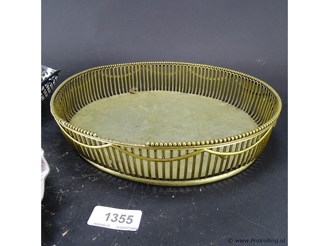 3 o.a. verzilverde ajour gevormde schalen - afbeelding 2 van  5