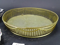 3 o.a. verzilverde ajour gevormde schalen - afbeelding 2 van  5