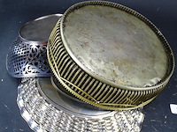 3 o.a. verzilverde ajour gevormde schalen - afbeelding 5 van  5