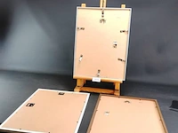 3 olieverfschilderijen in wissellijsten - afbeelding 5 van  5