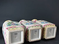 3 oosters aardewerk vazen - afbeelding 4 van  4