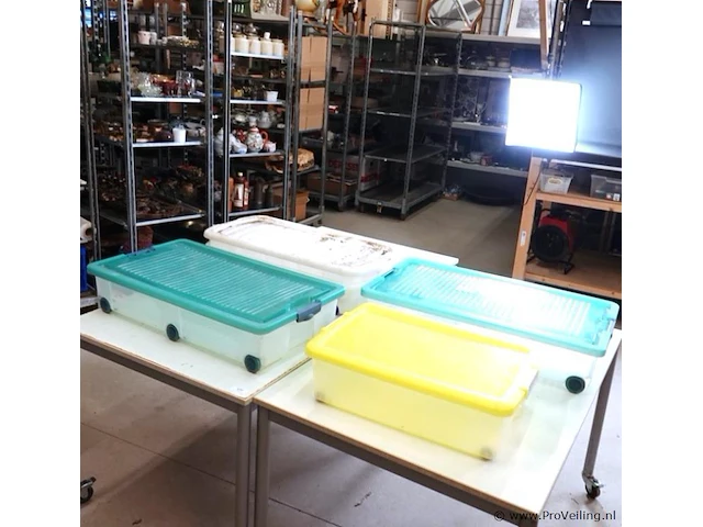 3 opbergbakken voor onder bijv. bed - afbeelding 1 van  3