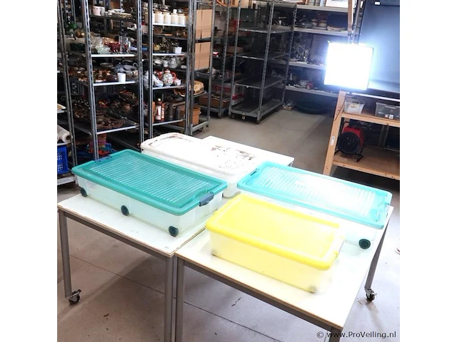 3 opbergbakken voor onder bijv. bed - afbeelding 2 van  3