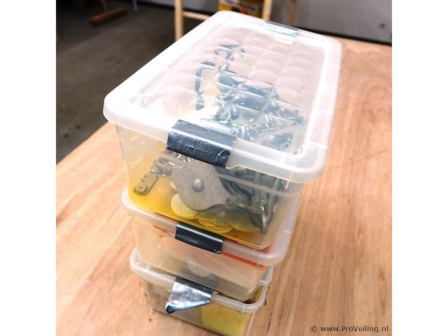 3 opbergboxen met ijzerwaren, gereedschap, e.d. - afbeelding 5 van  5