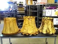 3 perkamenten lampenkappen
